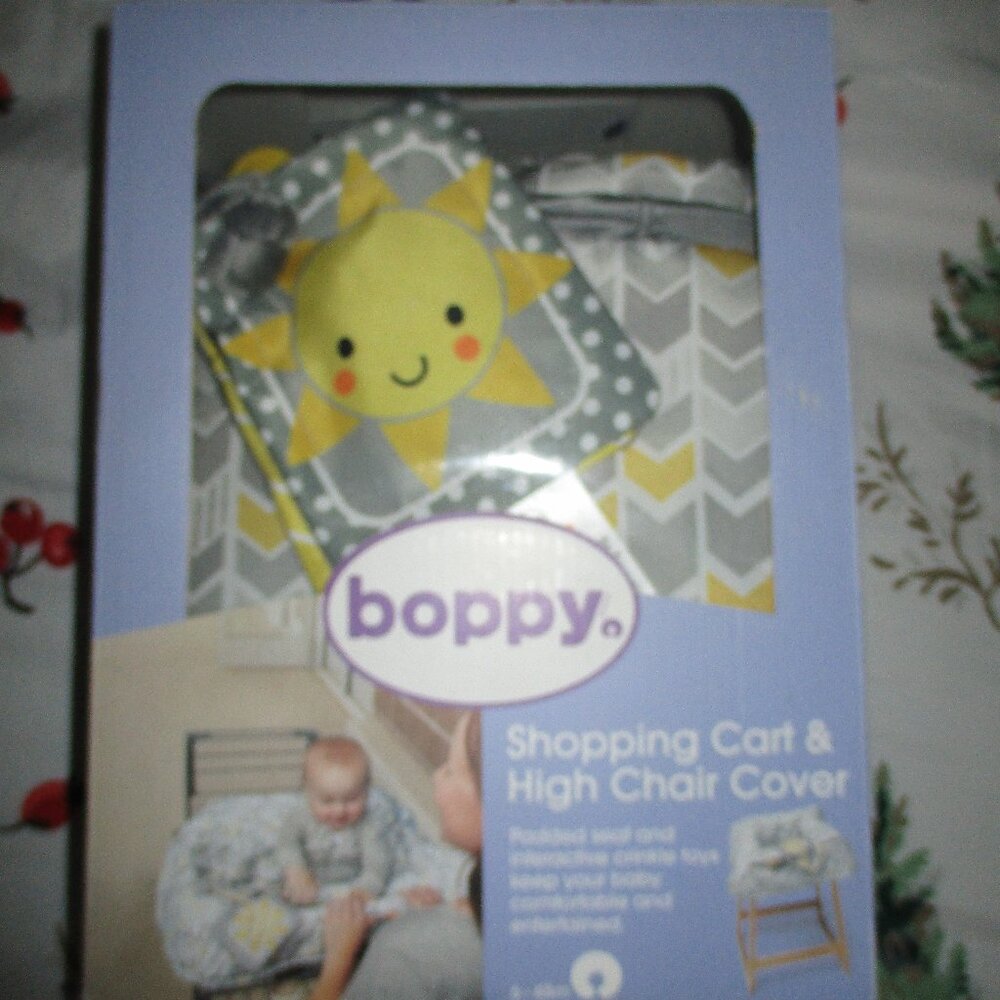 Shopping cart and high chair cover